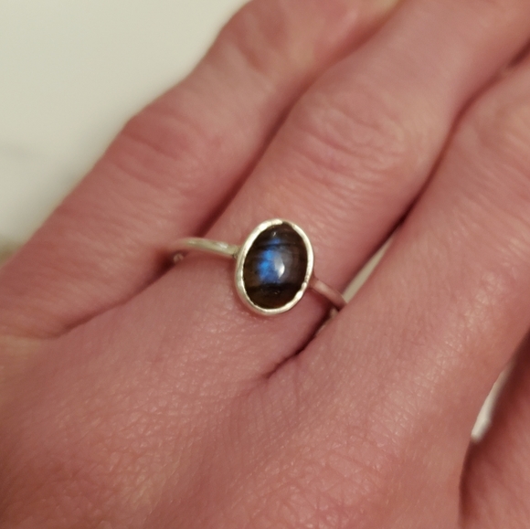 Labradorite Silver Ring - Picture 8 of 8